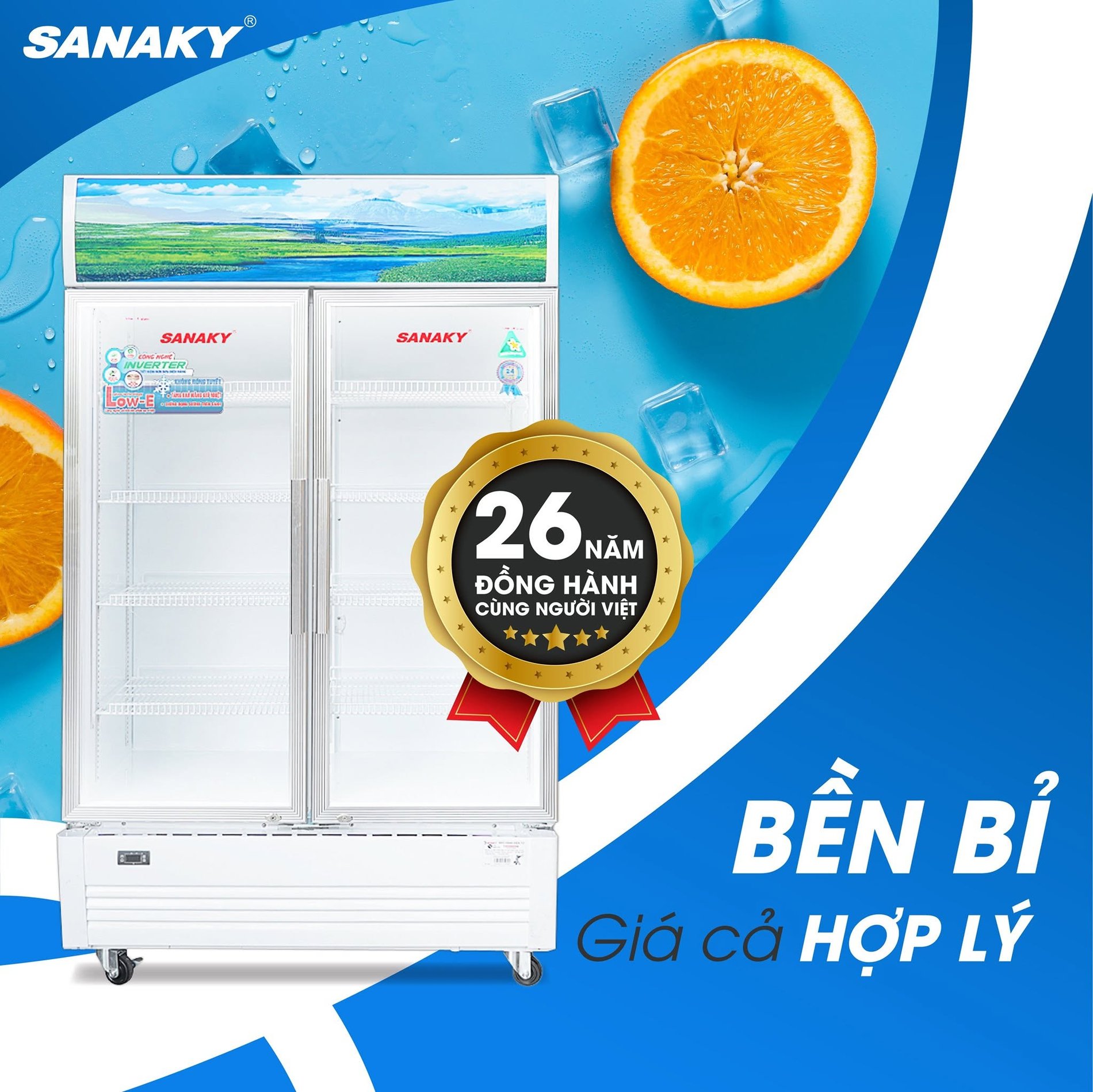 Tủ mát Sanaky