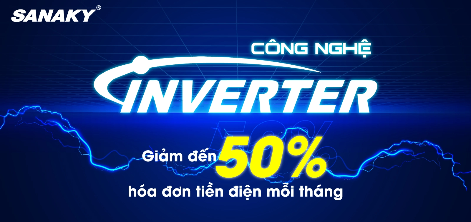 Công nghệ Smart Inverter siêu tiết kiệm điện Công nghệ Smart Inverter trên tủ đông mát 365 lít Sanaky VH-5699W4K