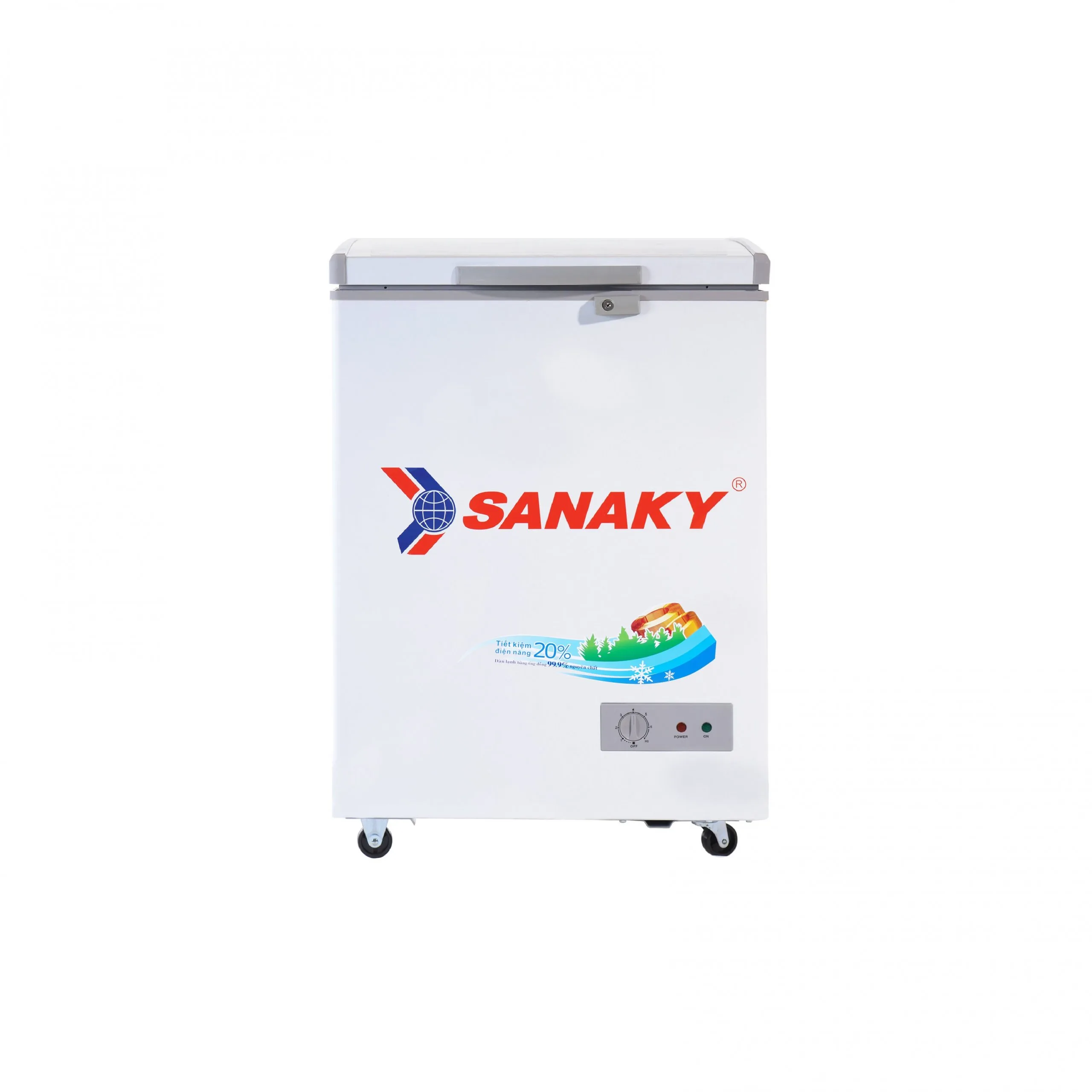 Tủ đông 100 lít Sanaky VH-1599HY màu trắng