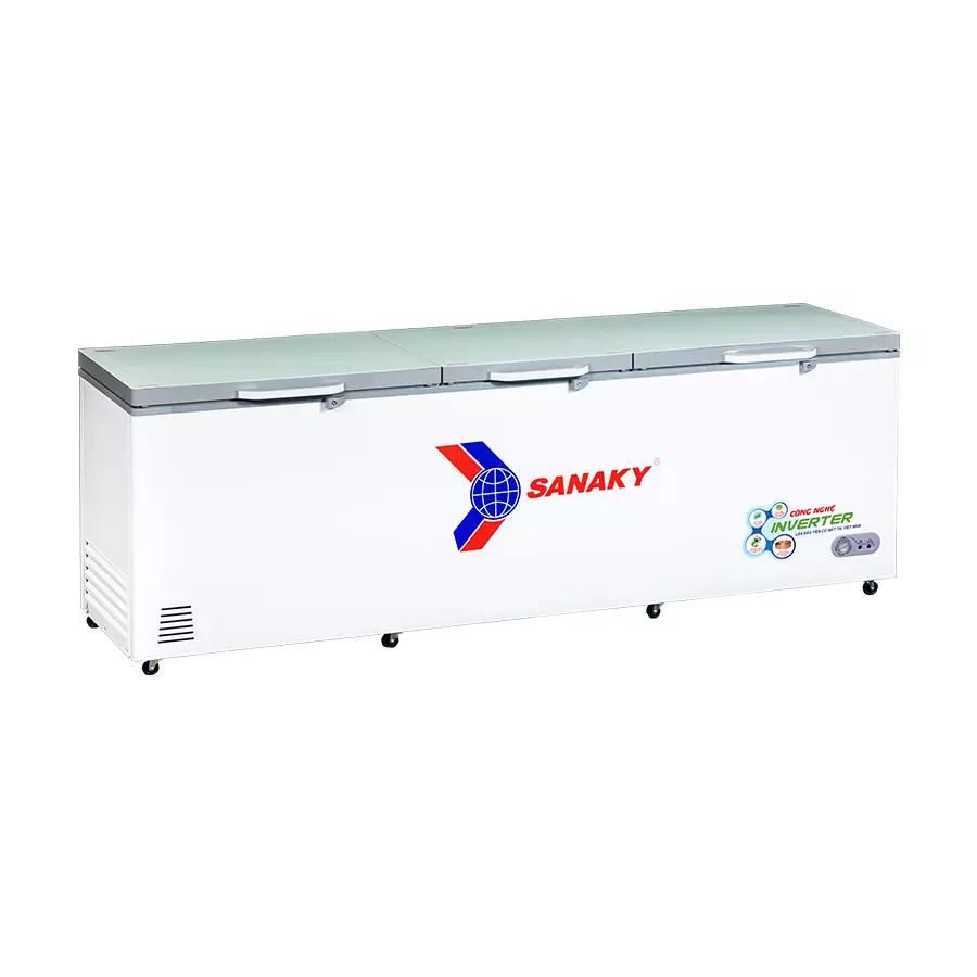 Tủ đông 1.143,5 lít Sanaky Inverter VH-1399HY4K thiết kế 2 cánh ngang