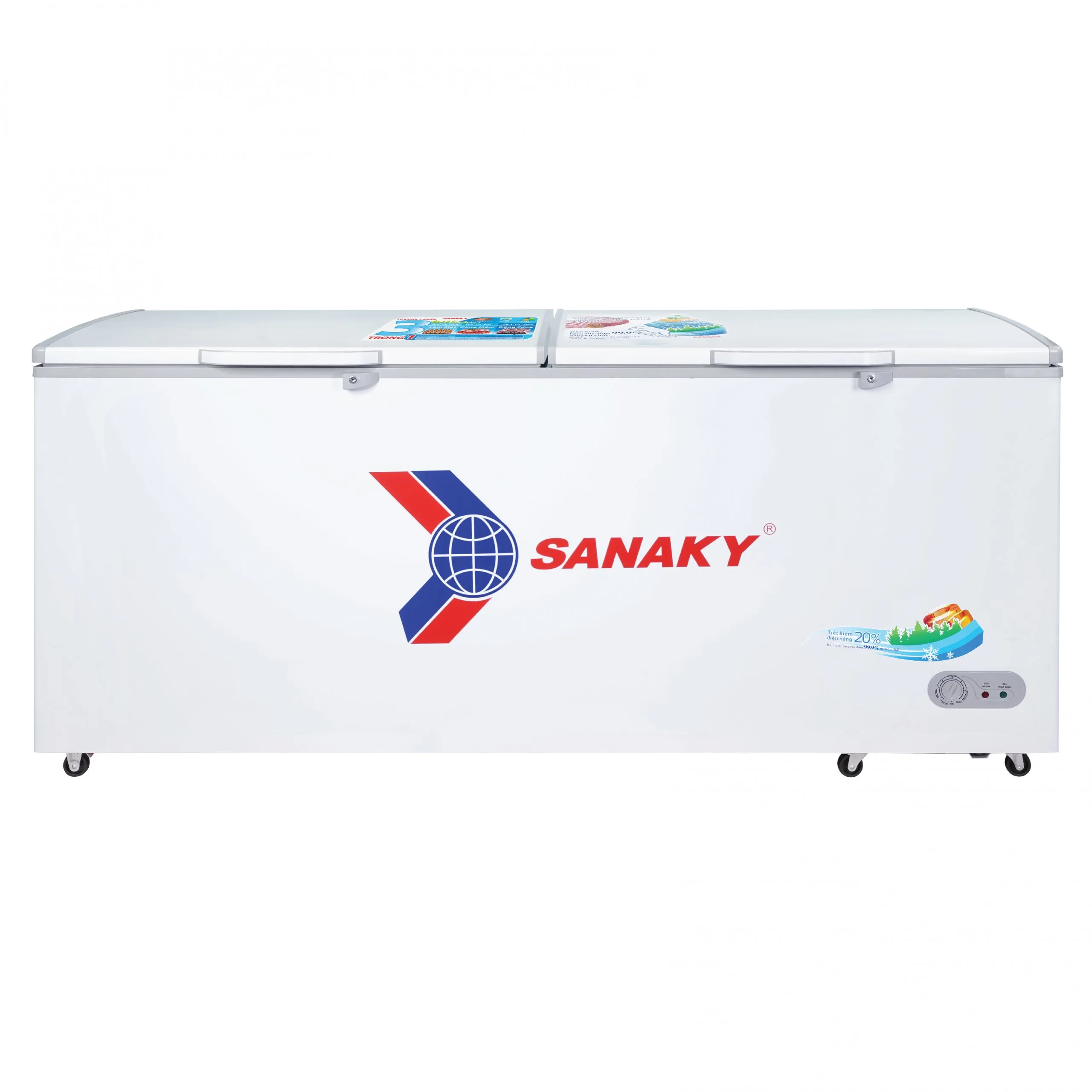 Tủ đông 761 lít Sanaky VH-8699HY màu trắng