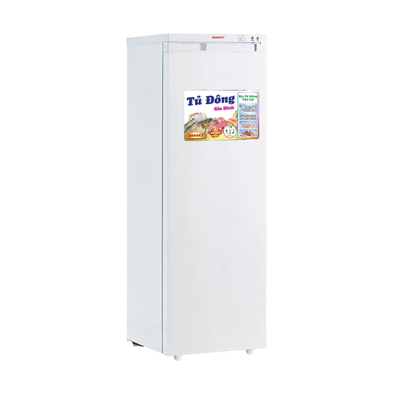 Tủ đông đứng 213 lít Sanaky VH-230VD màu trắng