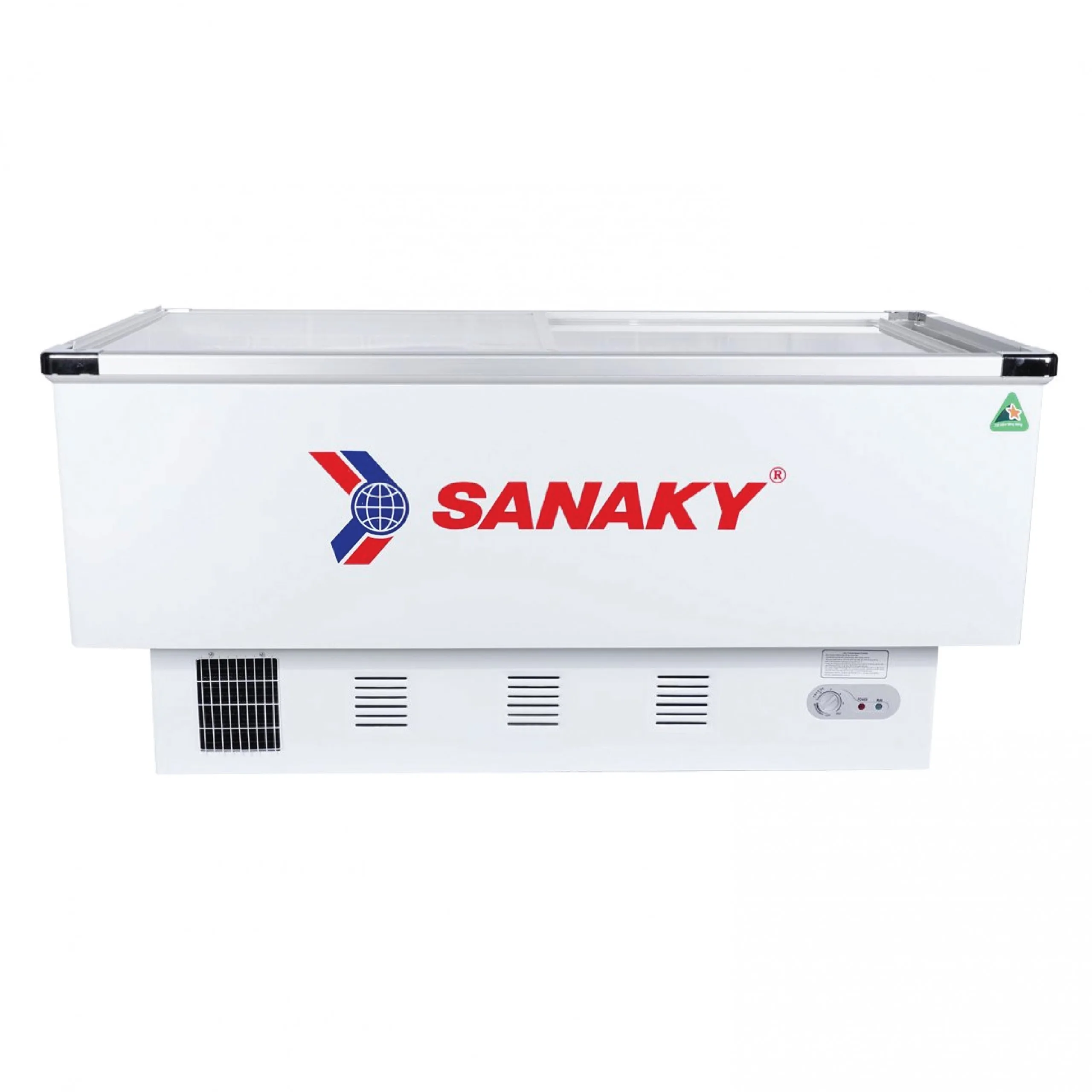 Tủ đông kính cong 516 lít Sanaky VH-999K mặt kính trưng bày