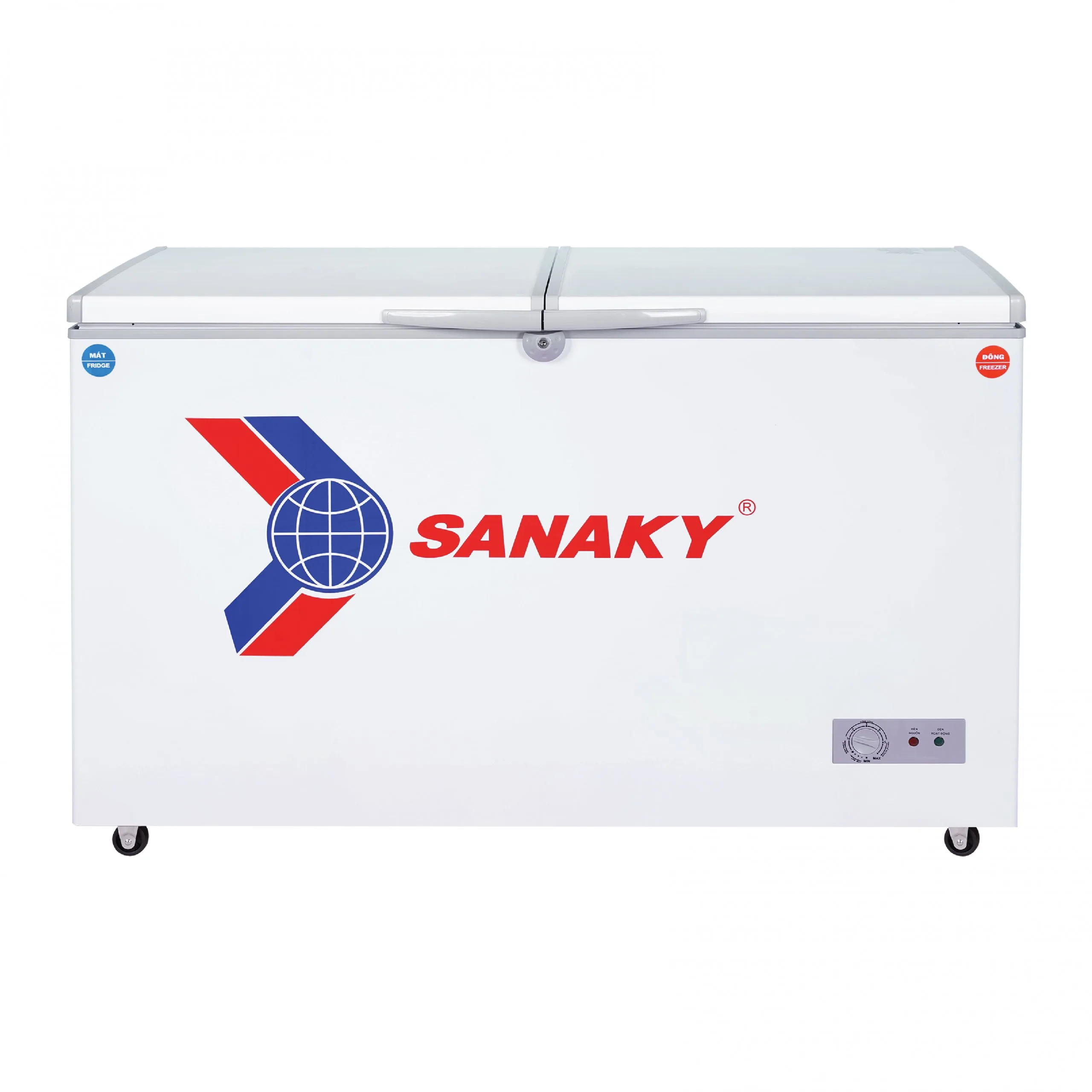 Tủ đông mát 280 lít Sanaky VH-405W2 thiết kế nắp mở phía trên