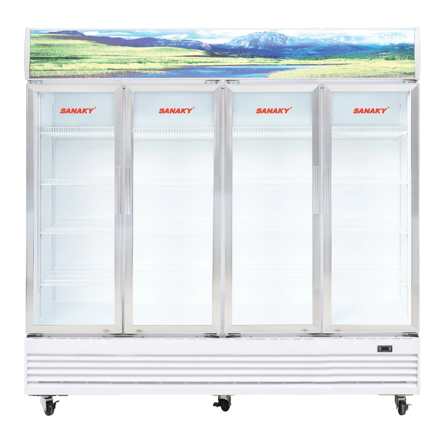 Tủ mát 2000 lít Sanaky VH-2209HP với thiết kế cửa kính trưng bày