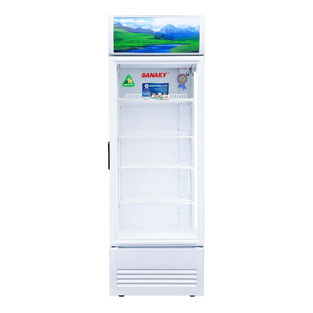 Tủ mát 300 lít Sanaky Inverter VH-3588K3 cửa kính trưng bày