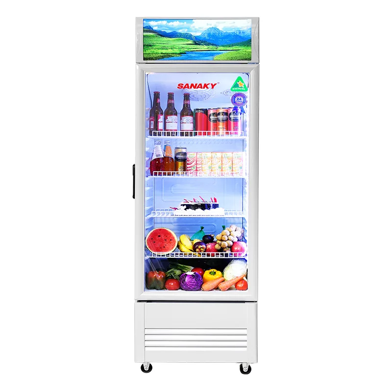 Tủ mát 300 lít Sanaky VH-3089K cửa kính trưng bày