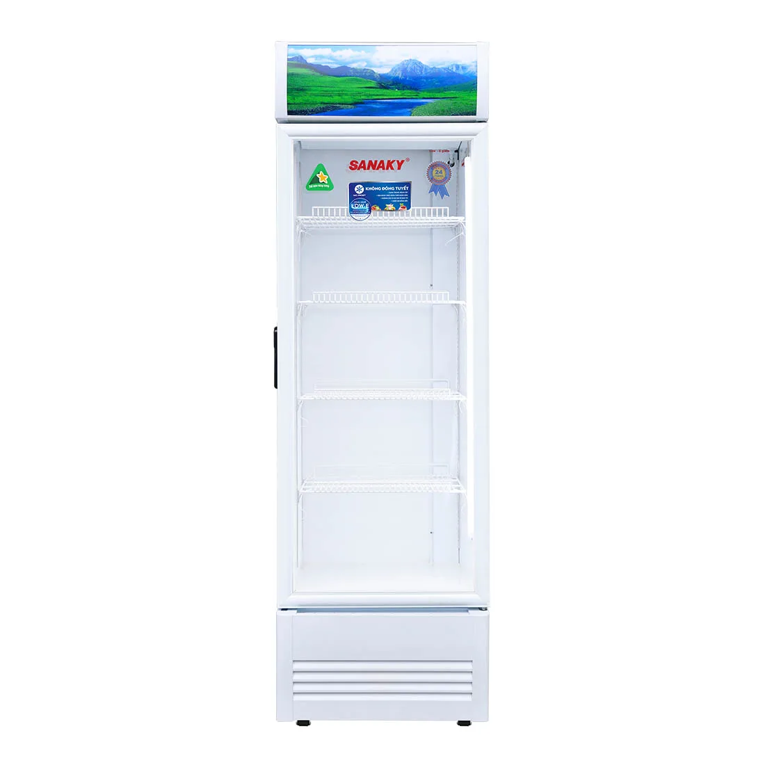 Tủ mát 400 lít Sanaky VH-4588K cửa kính trưng bày